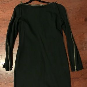 Rachel Zoe black zipper dress